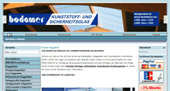 Desktop Screenshot of bodamer-kunststoffglas.de